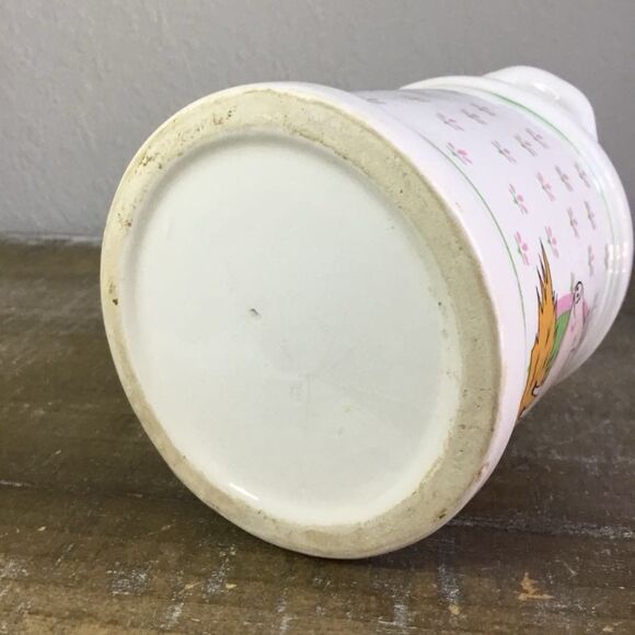 Vintage 90s Cottagecore Farmhouse Country Farmcore Pig Novelty Utensil Holder - Picture 6 of 8